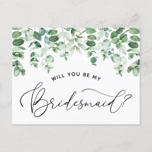 Will You be My Bridesmaid Proposal Card
