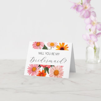 Will you be my Bridesmaid proposal card