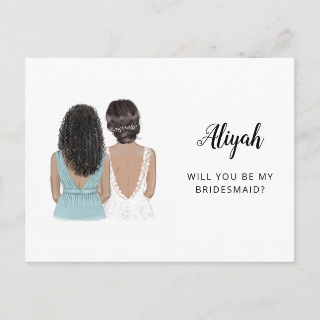 Will You Be My Bridesmaid Proposal Card (Front)