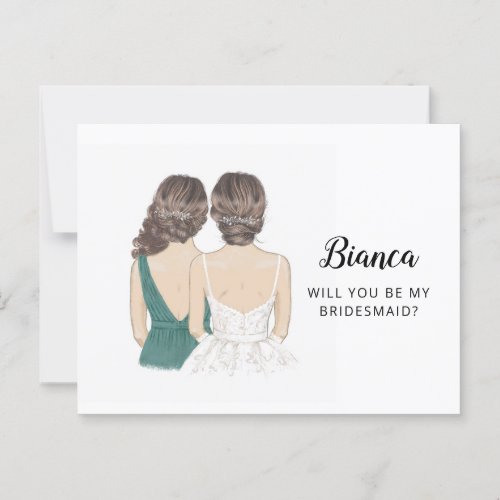 Will You Be My Bridesmaid Proposal Card