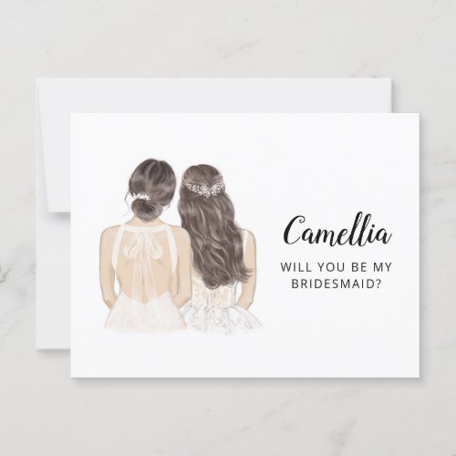 Will You Be My Bridesmaid Proposal Card