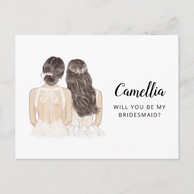 Will You Be My Bridesmaid Proposal Card (Front)