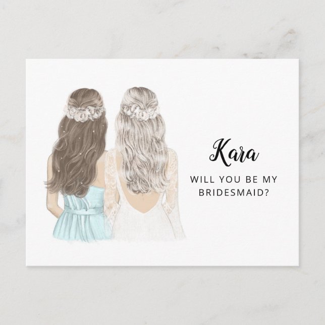 Will You Be My Bridesmaid Proposal Card (Front)