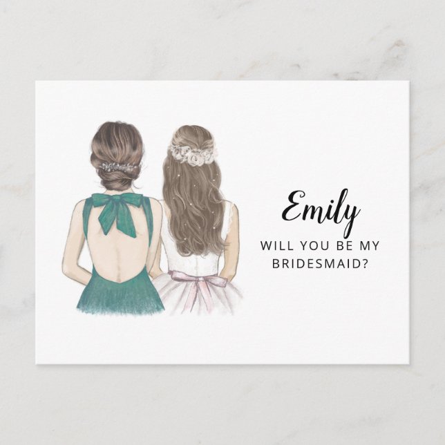 Will You Be My Bridesmaid Proposal Card (Front)