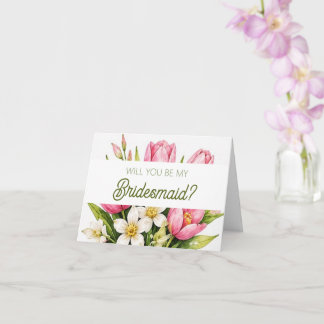 Will you be my Bridesmaid proposal card