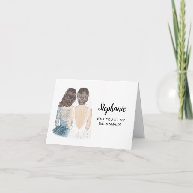 Will You Be My Bridesmaid Proposal Card (Front)