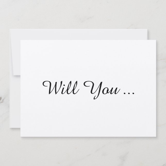 Will You Be My Bridesmaid Proposal Rustic Card (Front)