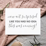 Will You Be My Bridesmaid Simple Funny Invitation Postcard<br><div class="desc">Modern Will You Be My Bridesmaid proposal postcard featuring funny message.</div>