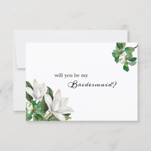 Will You Be My Bridesmaid Southern Magnolia