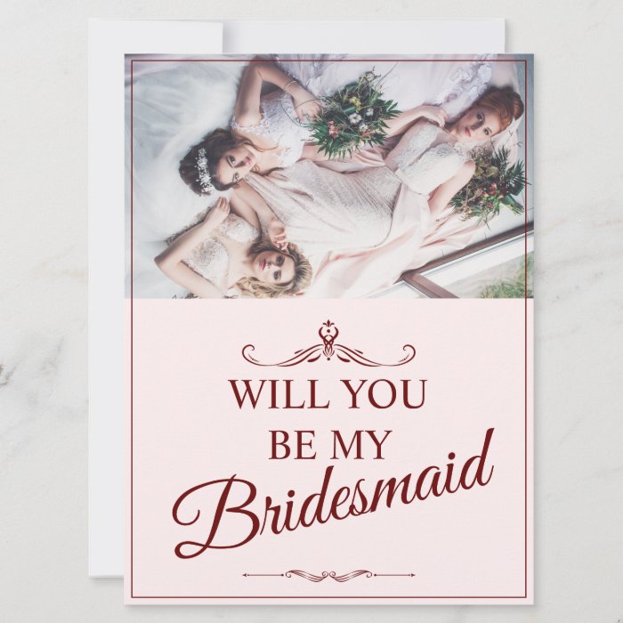 Will you be my bridesmaid? Three lying bridesmaids
