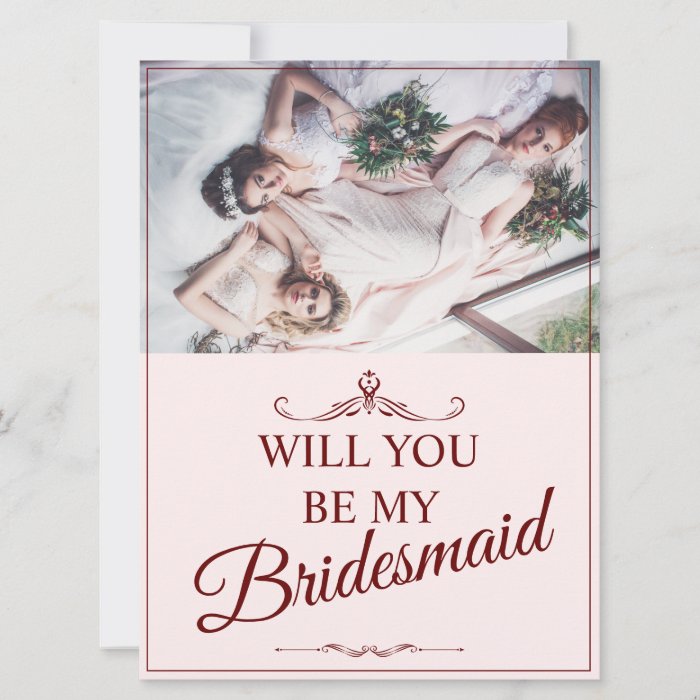 Will you be my bridesmaid? Three lying bridesmaids