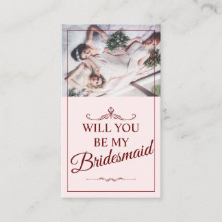 Will You Be My Bridesmaid? Three Lying Bridesmaids Enclosure Card