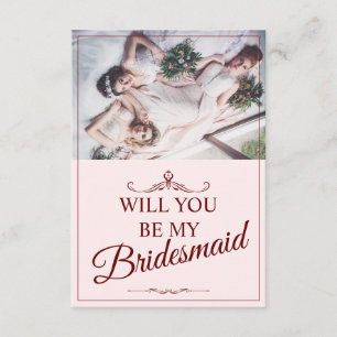 Will You Be My Bridesmaid? Three Lying Bridesmaids Enclosure Card