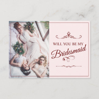 Will You Be My Bridesmaid? Three Lying Bridesmaids Enclosure Card