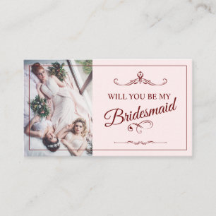 Will You Be My Bridesmaid? Three Lying Bridesmaids Enclosure Card