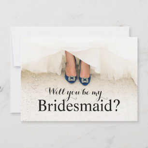 Will you be my Bridesmaid Wedding Dress Invitation
