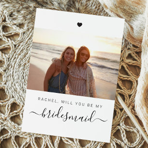 Will You Be My Bridesmaid? Wedding Party Proposal Card