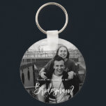 Will You be my Bridesman Photo Keyring<br><div class="desc">Minimalist and modern will you be my bridesman key ring. Text and messages can be edited on the back of the card. For more advanced customization of this design,  e.g. changing layout,  font or text size please click the "CUSTOMIZE" button above. Please contact me for any questions!</div>