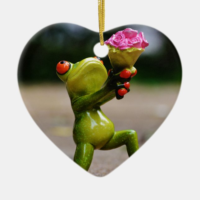 Will you be my.... ceramic ornament (Front)