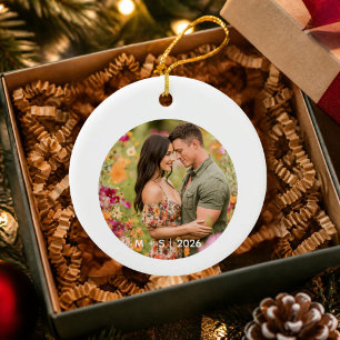 Will You Be My Copilot Pilot Engagement Christmas  Ceramic Ornament