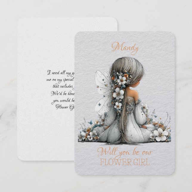 Will You Be My Flower Girl (Front/Back)