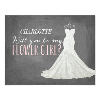 Will You Be My Flower Girl | Bridesmaid Card