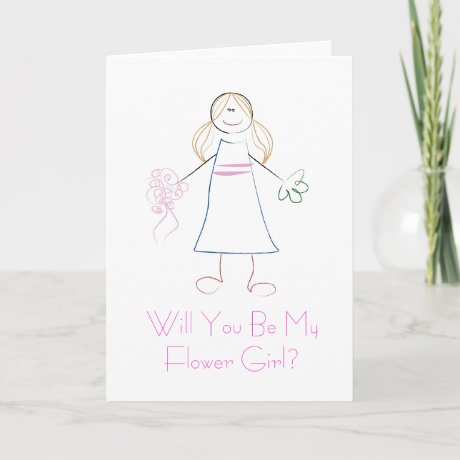 Will you be my Flower Girl Card (Front)