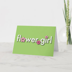 Will You Be My Flower Girl? card