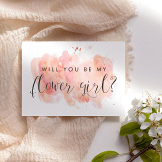 Will You Be My Flower Girl Card