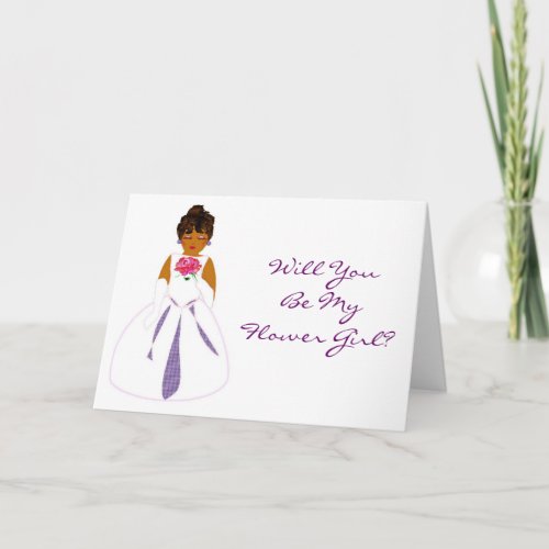 Will You Be My Flower Girl Card _ Customizable