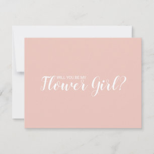 Will You Be My Flower Girl? Flower Girl Proposal Invitation