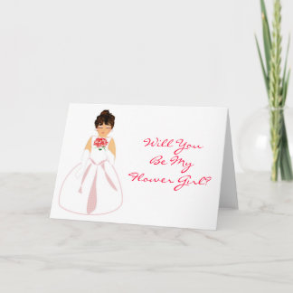 "Will You Be My Flower Girl I"- Customizable Invitation