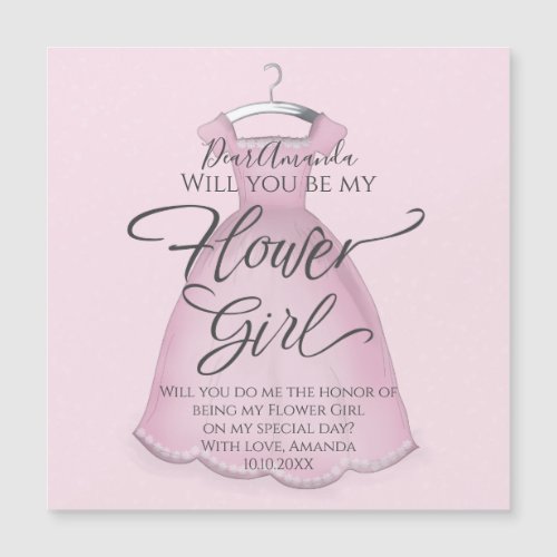 Will you be my Flower Girl Personalized Proposal