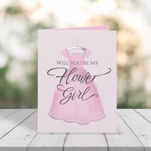 Will you be my Flower Girl Personalized Proposal Card