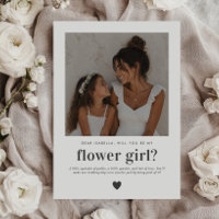 Will You Be My Flower Girl Photo Proposal