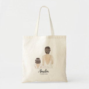 Will You Be My Flower girl Proposal Badge Tote Bag
