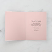 Will you be my Flower Girl Watercolor Blush Sweet Card (Inside)