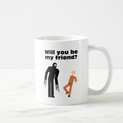 Will You Be My Friend Funny SCP Mug