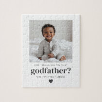Will You Be My Godfather Photo Proposal Jigsaw Puzzle