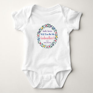 Will you Be My Godmother? Baby Bodysuit