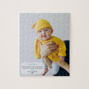 Will You Be My Godmother Proposal Photo Jigsaw Puzzle