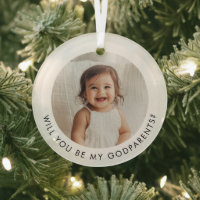 Will You Be My Godparents Photo Proposal