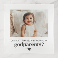 Will You Be My Godparents Photo Proposal