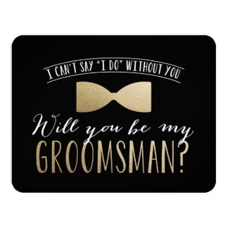 Will you be my Groomsman ? | Groomsmen Card