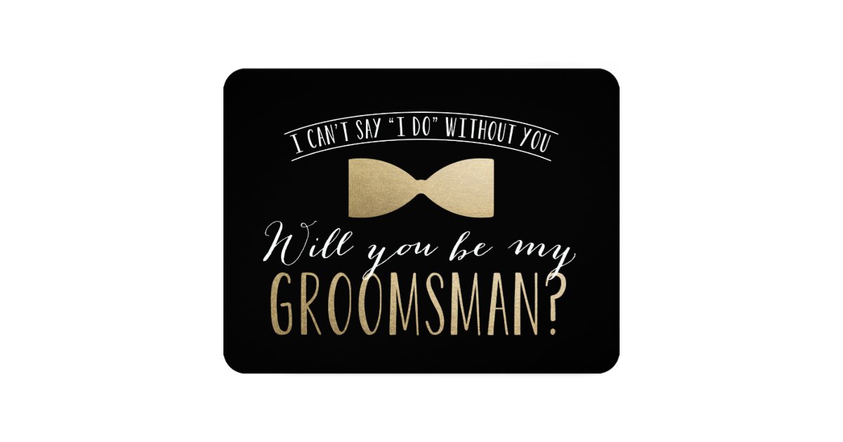 will you be my groomsman groomsmen invitation zazzle com
