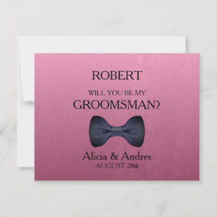 Will you be my Groomsman? Invitation