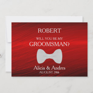 Will you be my Groomsman? Invitation