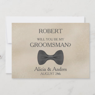 Will you be my Groomsman? Invitation