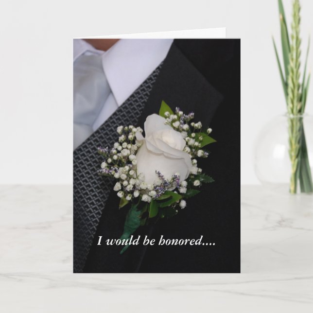 Will You Be My Groomsman Invitation (Front)