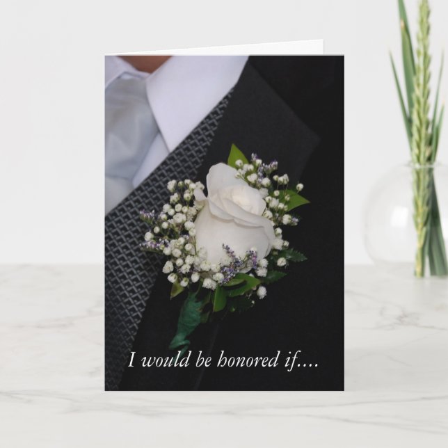 Will You Be My Groomsman Invitation (Front)